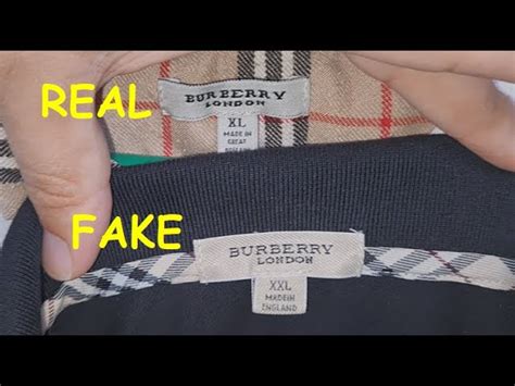 fake vs real burberry shirt|authenticate burberry item.